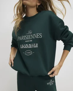 Green Les Parisiennes Sweatshirt