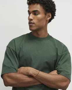 Green Oversized Cotton Heavyweight T-Shirt