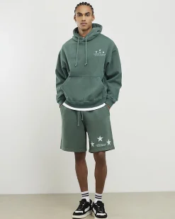 Green Oversized Fit Lisiere Studios Shorts