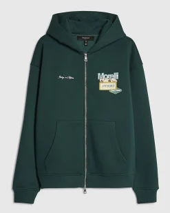 Green Oversized Fit Morelli Hoodie