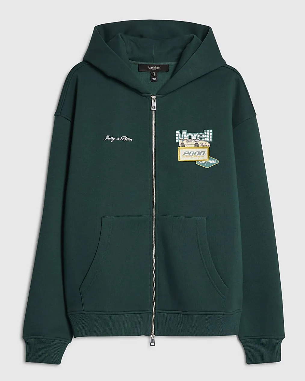 Green Oversized Fit Morelli Hoodie