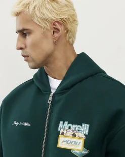 Green Oversized Fit Morelli Hoodie