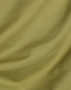 Green Sleeveless Ponte Drape Top