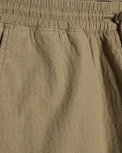 Green Slim Fit Stretch Textured Joggers