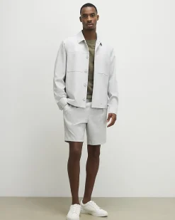 Grey Button Down Shacket