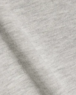 Grey Cotton Short Sleeve Slim Fit T-shirt