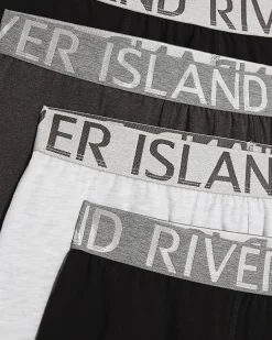 Grey Metallic Mix Pack Of 5 Trunks