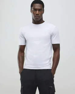Grey Muscle Fit Crew Neck T-Shirts 3 Pack