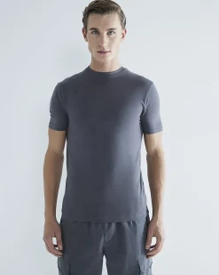 Grey Muscle Fit Stretch T-Shirts 3 Pack