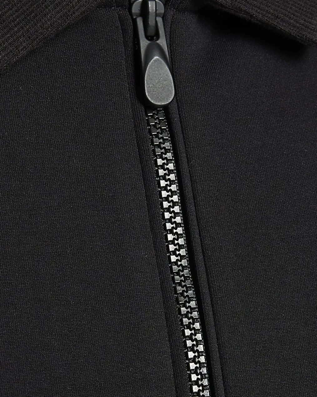 Grey Oversized Fit Long Sleeve Polo Shirt