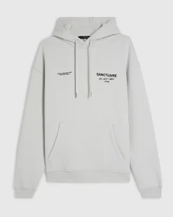 Grey Oversized Fit Sanctuaire Hoodie