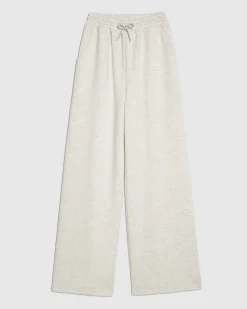 Grey Premium Drawstring Wide Leg Joggers