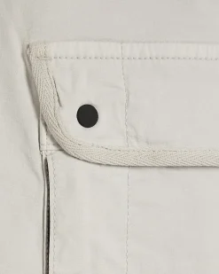 Grey Regular Fit Cargo Shorts