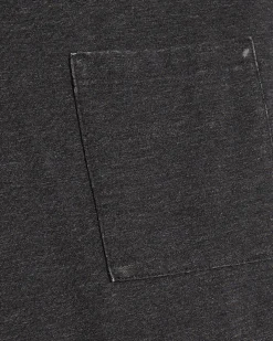 Grey Short Sleeve Burnout Pocket T-shirt