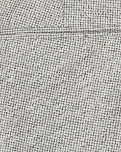 Grey Skinny Fit Puppytooth Suit Trousers