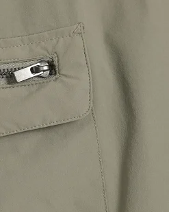 Grey Skinny Fit Stretch Cargo Trousers