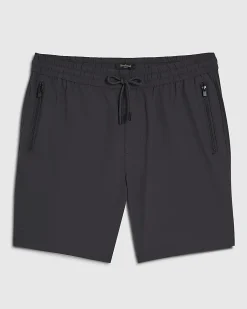 Grey Skinny Fit Stretch Shorts