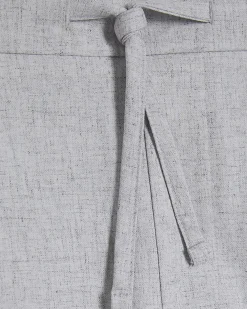 Grey Slim Fit Pull On Shorts