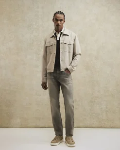Grey Slim Fit Stretch Jeans