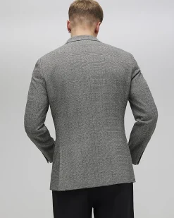 Grey Slim Fit Stretch Suit Jacket