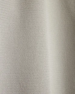 Grey Slim Fit Stretch Textured Trousers