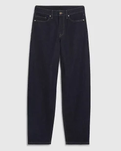 Indigo Barrel Leg Jeans