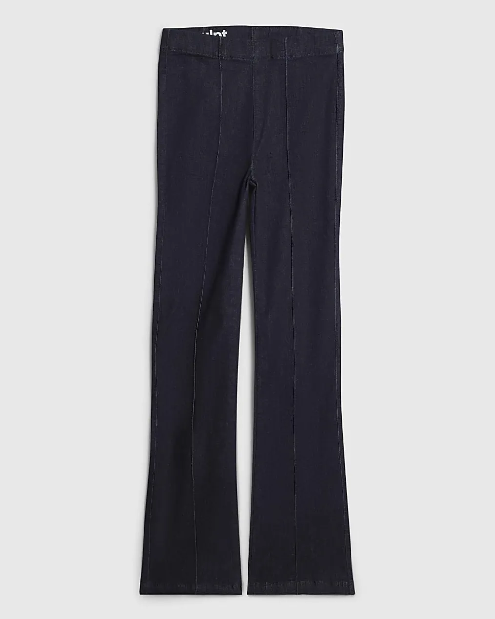 Indigo Pull-On Sculpt Stretch Bootcut Jeans