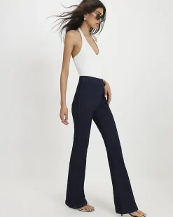 Indigo Pull-On Sculpt Stretch Bootcut Jeans