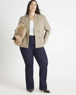 Indigo Pull-On Sculpt Stretch Bootcut Jeans