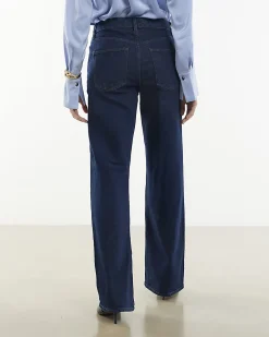 Indigo Relaxed Straight Leg Jeans