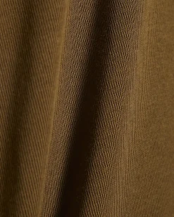 Khaki Cotton Blend Tank Top