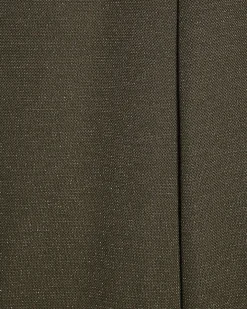 Khaki Glitter Wide Leg Trousers