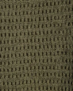 Khaki Open Stitch Knitted Trousers