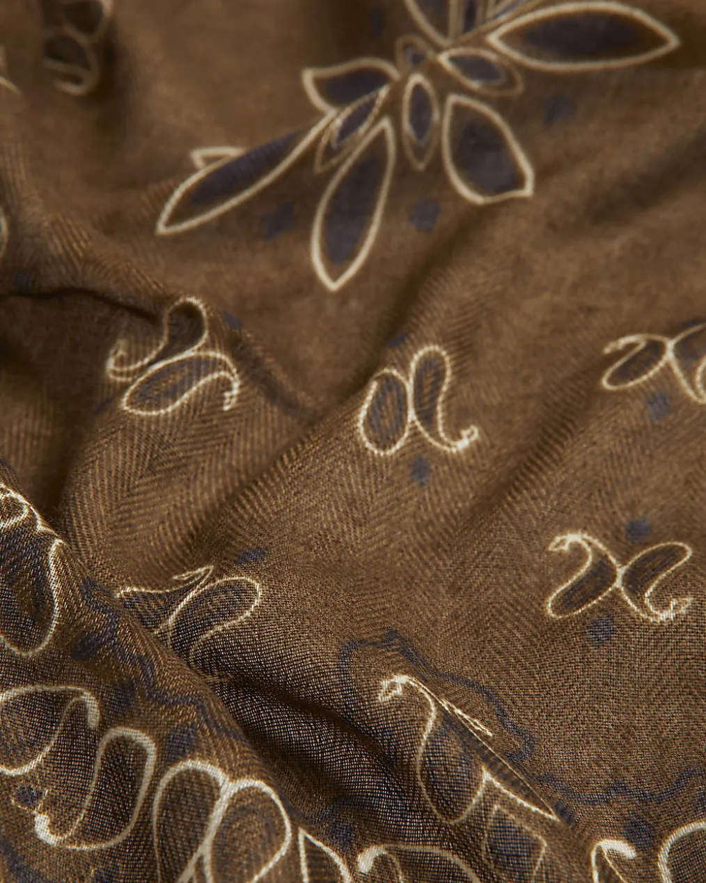 Khaki Paisley Bandana