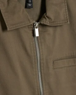 Khaki Regular Fit Classic Overshirt