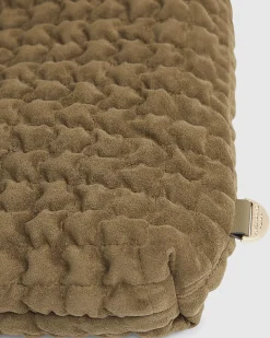 Khaki Scrunch Slouch Shoulder Bag