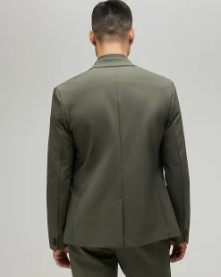 Khaki Skinny Fit Comfort Stretch Suit Jacket