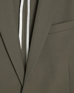 Khaki Skinny Fit Comfort Stretch Suit Jacket