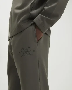 Khaki Slim Fit Interlock Monogram Joggers