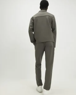 Khaki Slim Fit Interlock Monogram Joggers