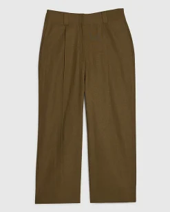 Khaki Tailored Culottes