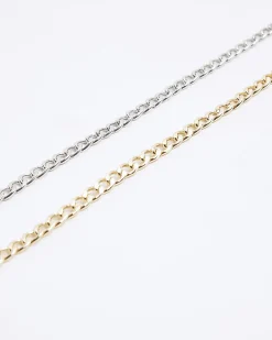 Metal Chain Bracelets 2 Pack
