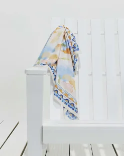Multi Colour abstract print scarf