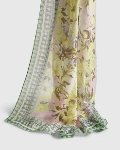 Multi Colour Floral Printed Scarf