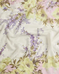 Multi Colour Floral Printed Scarf