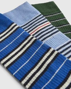 Multi Colour Stripe Pack Of 5 Socks