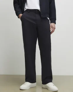 Navy Loose Fit Trousers