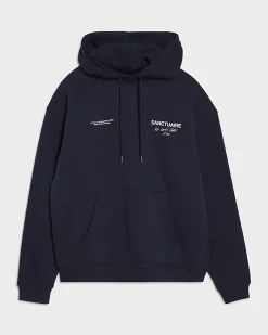 Navy Oversized Fit Sanctuaire Hoodie