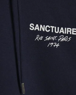Navy Oversized Fit Sanctuaire Hoodie