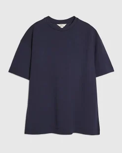 Navy Premium Short Sleeve Oversized T-Shirt